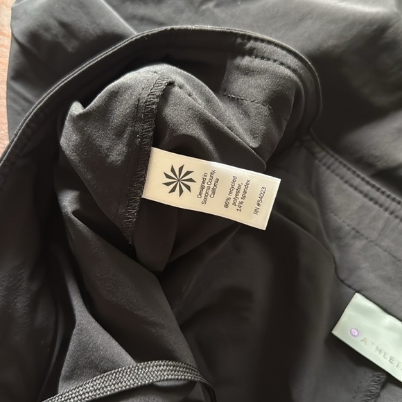 Athleta All Day Black Skort Tennis Skirt Size 4 - Picture 5 of 6